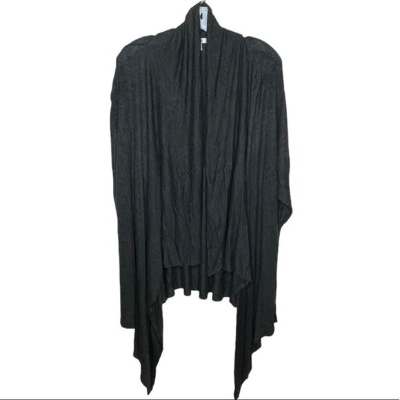 Cache Wrap Cover-Up Sweater‎ Gray - Picture 1 of 9